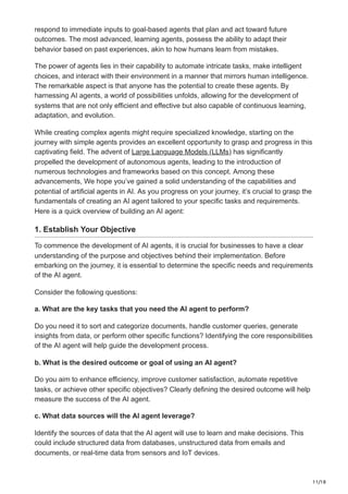 How to Build an AI Agent System - SoluLab | PDF