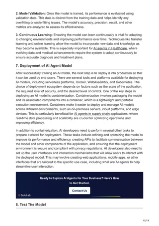 How to Build an AI Agent System - SoluLab | PDF