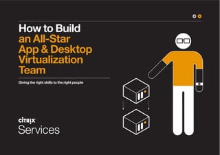 How to Build 
an All-Star 
App & Desktop 
Virtualization 
Team 
Giving the right skills to the right people 
 