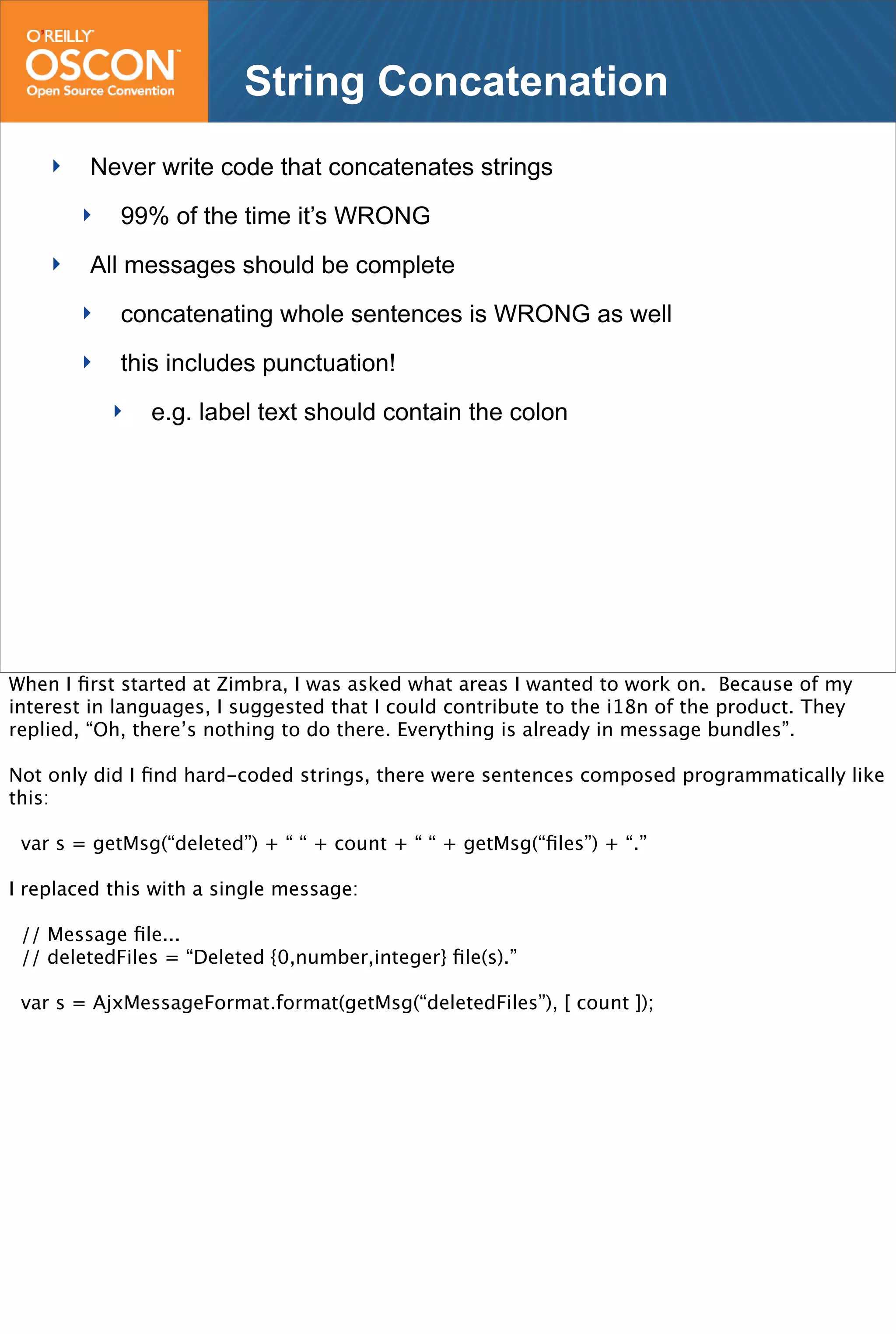 How To Build And Launch A Successful Globalized App From Day One Or All The Crap You Forget To Do Presentation