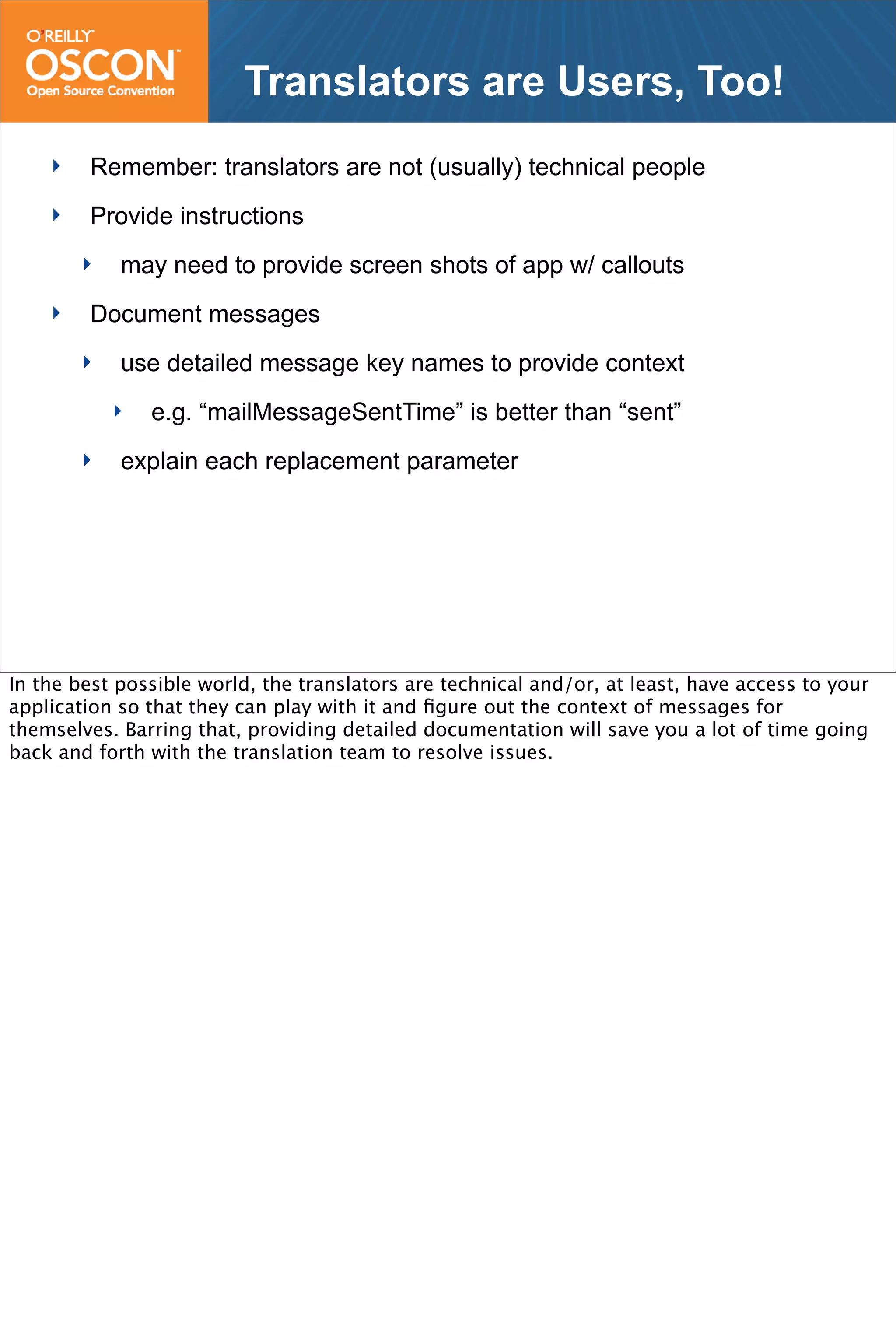 How To Build And Launch A Successful Globalized App From Day One Or All The Crap You Forget To Do Presentation