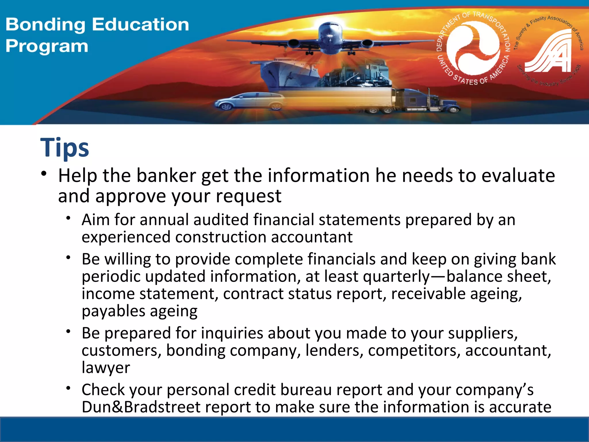 How to build and maintain a banking relationship | PPT