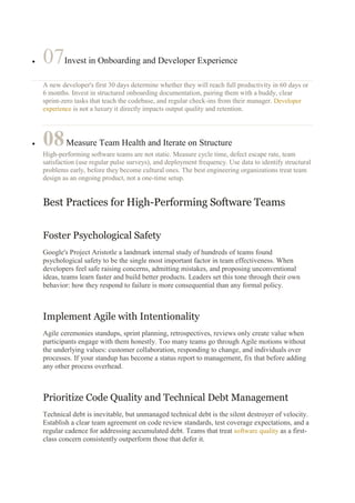 How to Build a High Performing Software Development Team for 2026 and ...