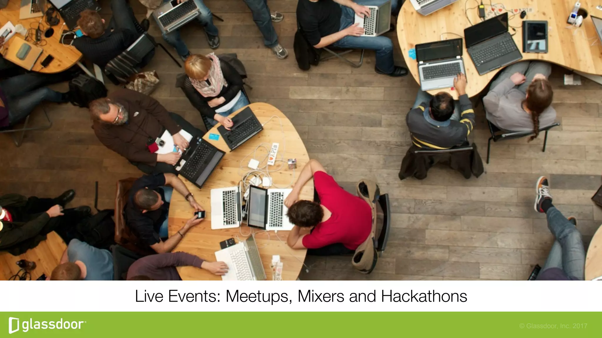 © Glassdoor, Inc. 2017
Live Events: Meetups, Mixers and Hackathons
 