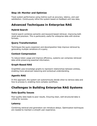 How to Build an Enterprise RAG System Using LLMs and Vector Databases ...