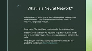 How to Build a Neural Network and Make Predictions | PPTX | Artificial ...