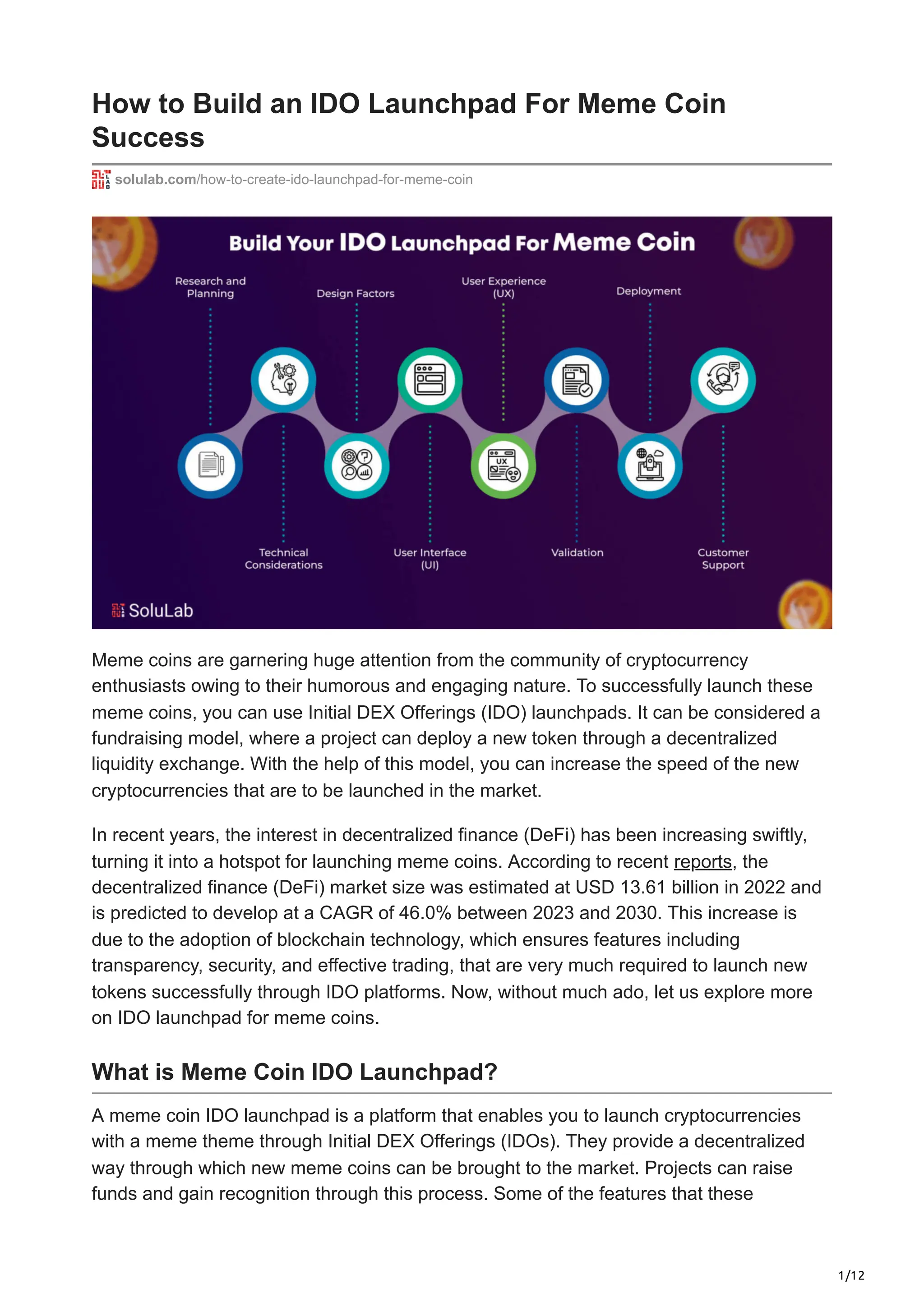 How to Build an IDO Launchpad For Meme Coin Success.pdf