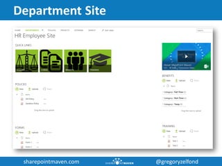 How to build an Intranet portal in SharePoint using out of the box ...