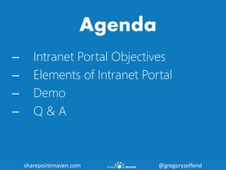 How to build an Intranet portal in SharePoint using out of the box ...