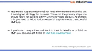 How to Build an MVP App Development | PPTX