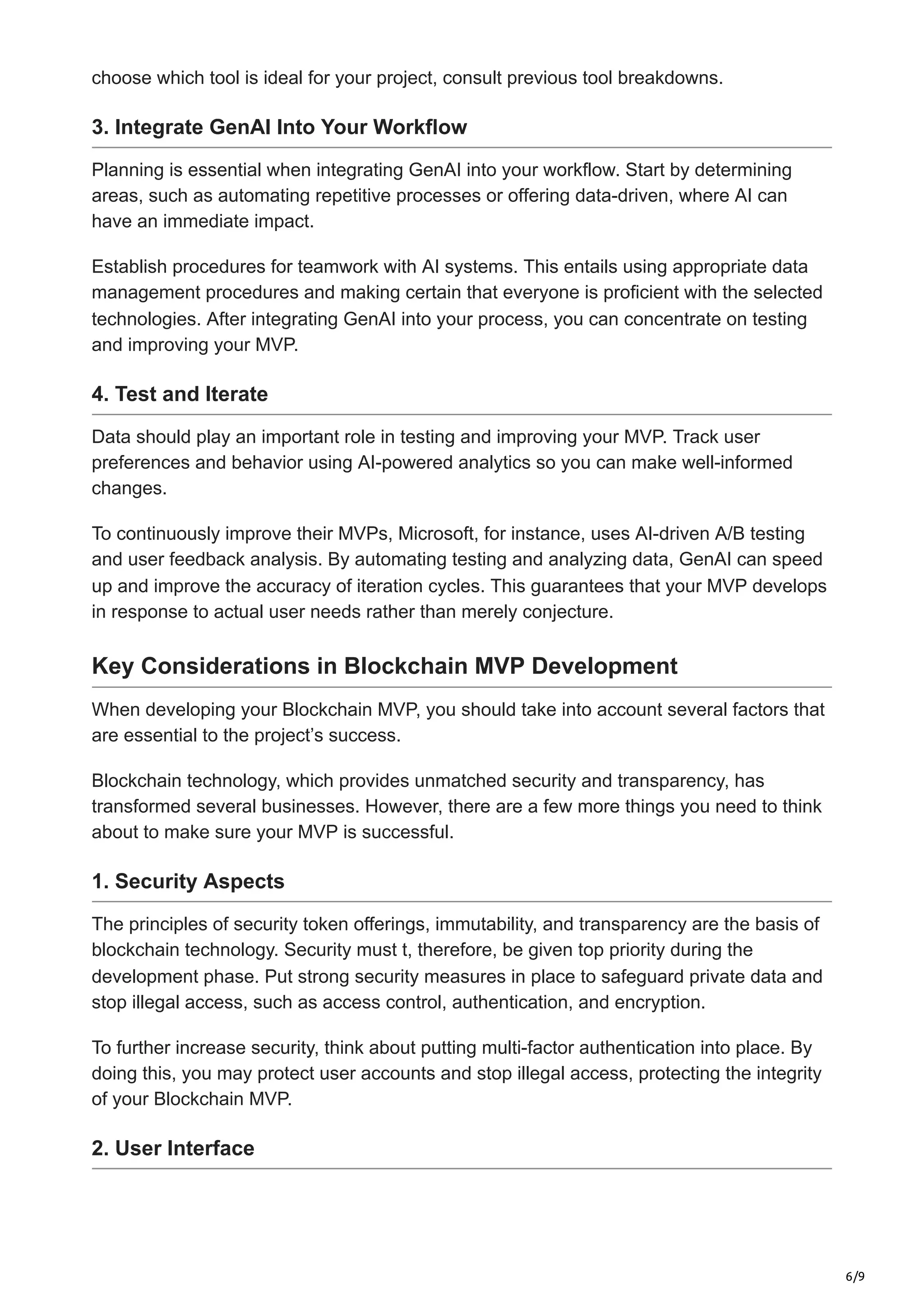How to build an MVP using Blockchain or Generative AI.pdf