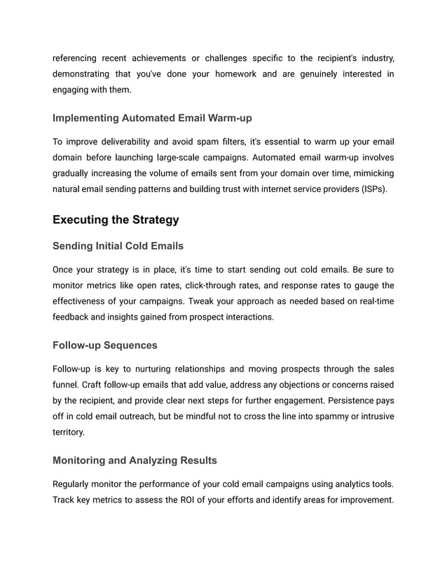 How to Build an Outbound Lead Generation Strategy from Scratch | PDF