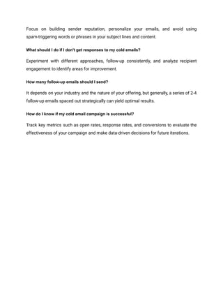 How to Build an Outbound Lead Generation Strategy from Scratch | PDF