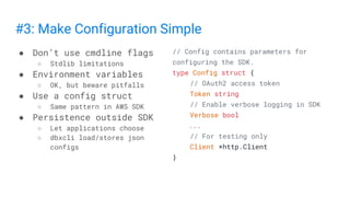 How to build SDKs in Go | PDF