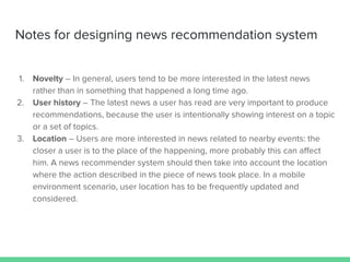 How to build a Personalized News Recommendation Platform | PDF