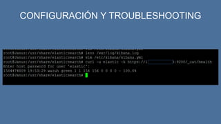 CONFIGURACIÓN Y TROUBLESHOOTING
 