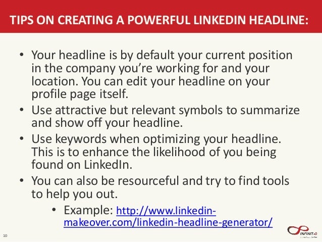 linkedin headline generator linkedin headline generator