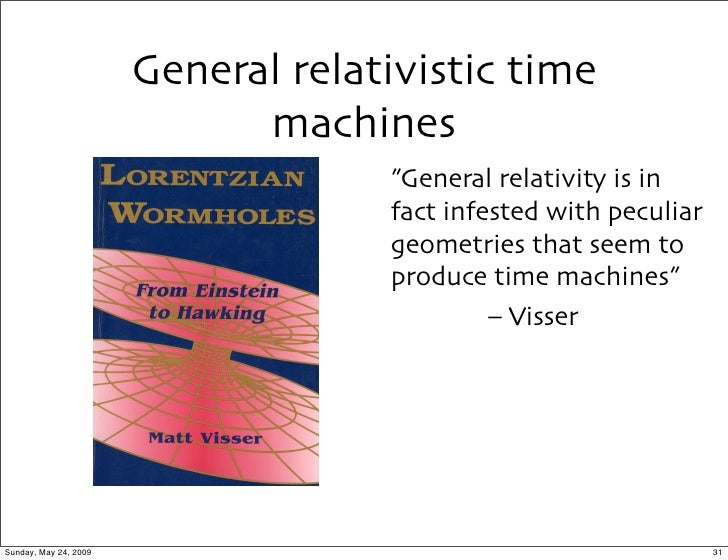 How to build a real time machine