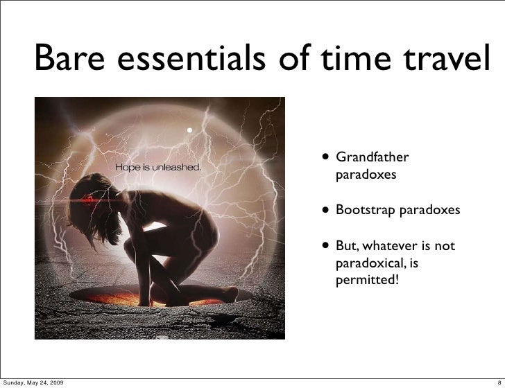 Bootstrap Time Travel Bootstrap Time Travel