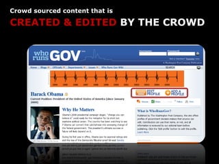 Crowd sourced content that is

CREATED & EDITED BY THE CROWD
 