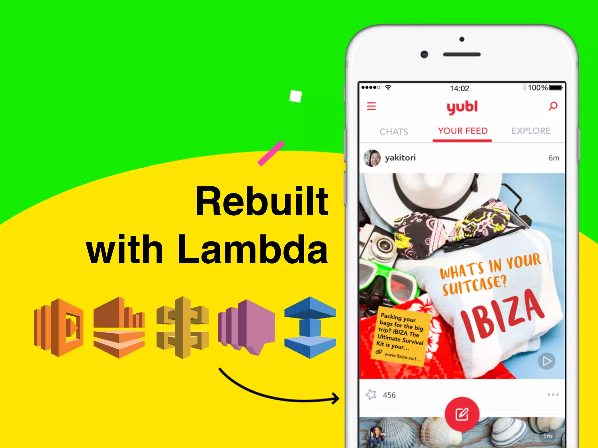 Rebuilt
with Lambda
 