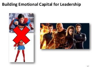 Building Emotional Capital for Leadership
117
 