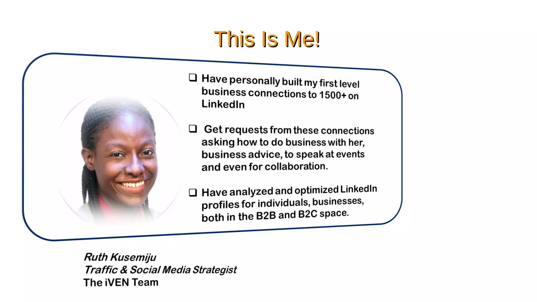 This Is Me!This Is Me!
 