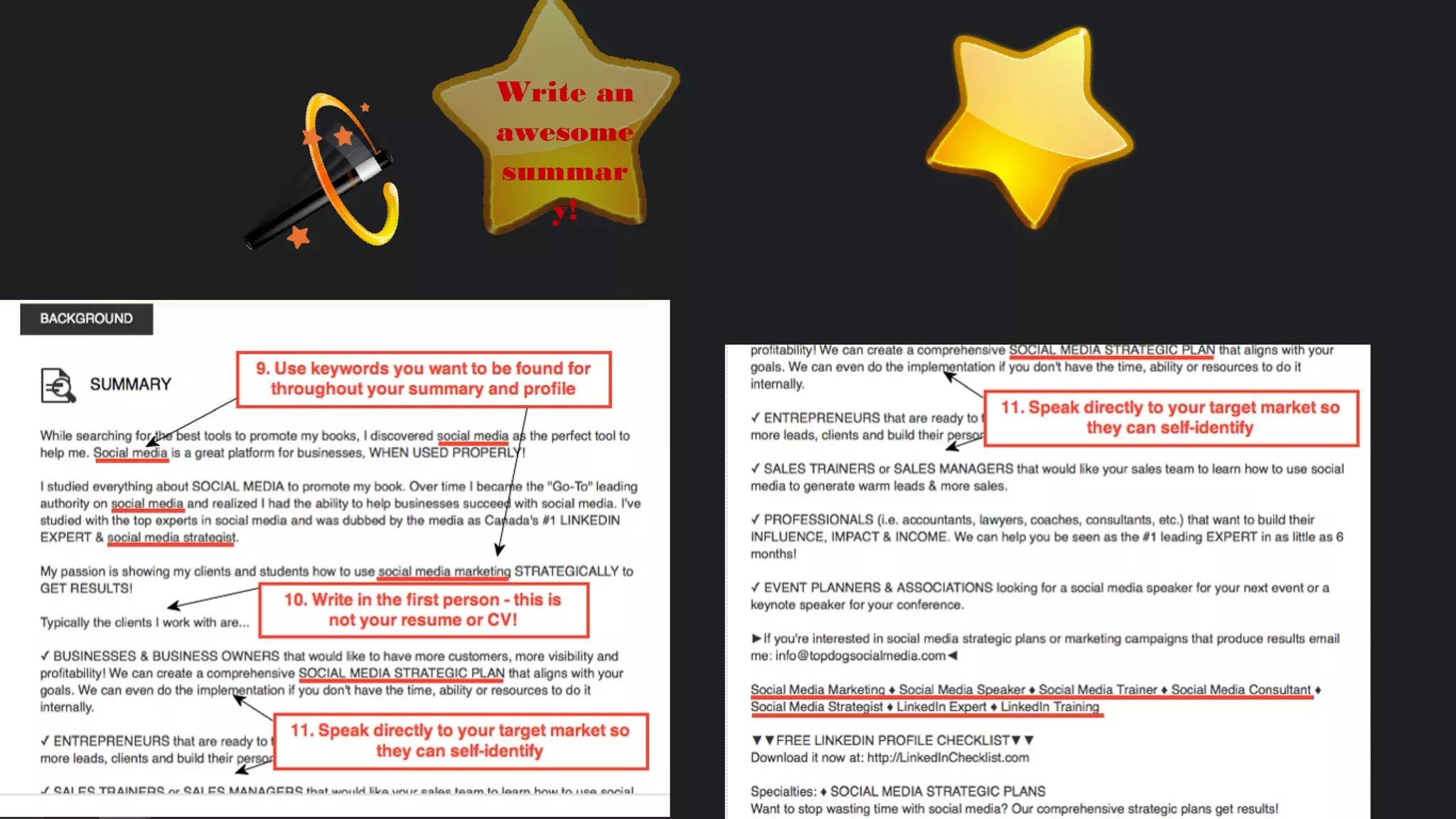 Write an
awesome
summar
y!
 