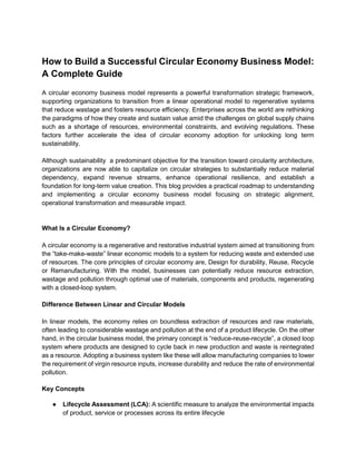 How to Build a Successful Circular Economy Business Model_ A Complete ...
