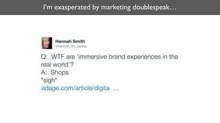 I’m exasperated by marketing doublespeak…
 