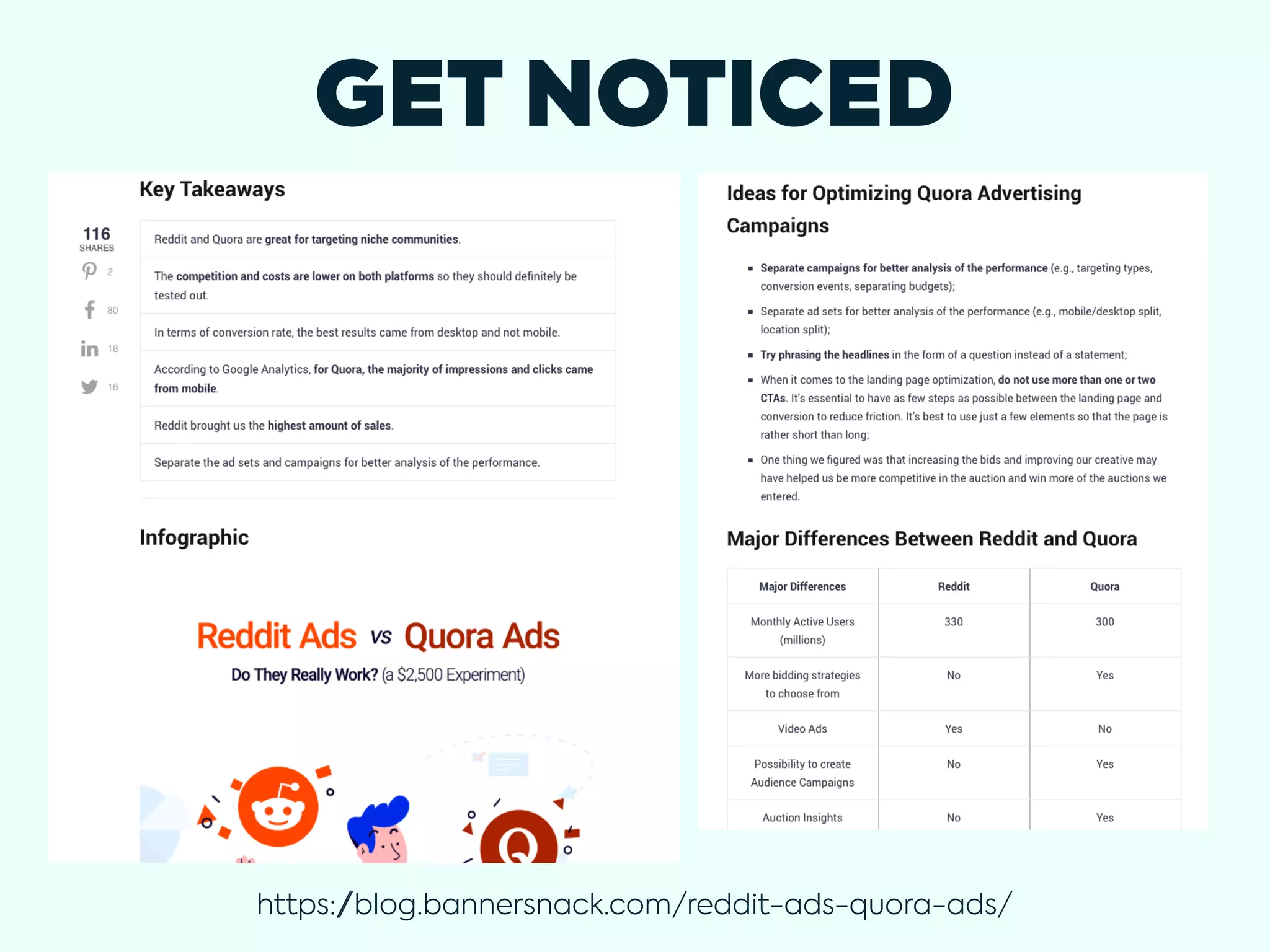 GET NOTICED
https://blog.bannersnack.com/reddit-ads-quora-ads/
 