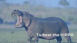 To beat the HiPPO
 