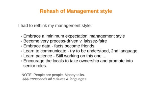 my management style
