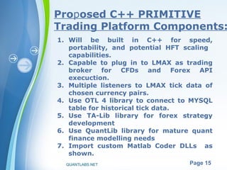 How to build high frequency trading with our matlab secrets with c++ ...
