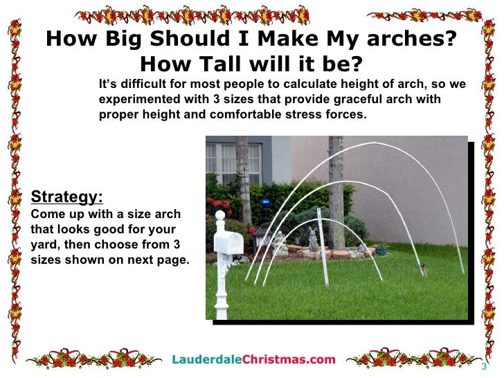how to build leaping light arches how to build leaping light arches