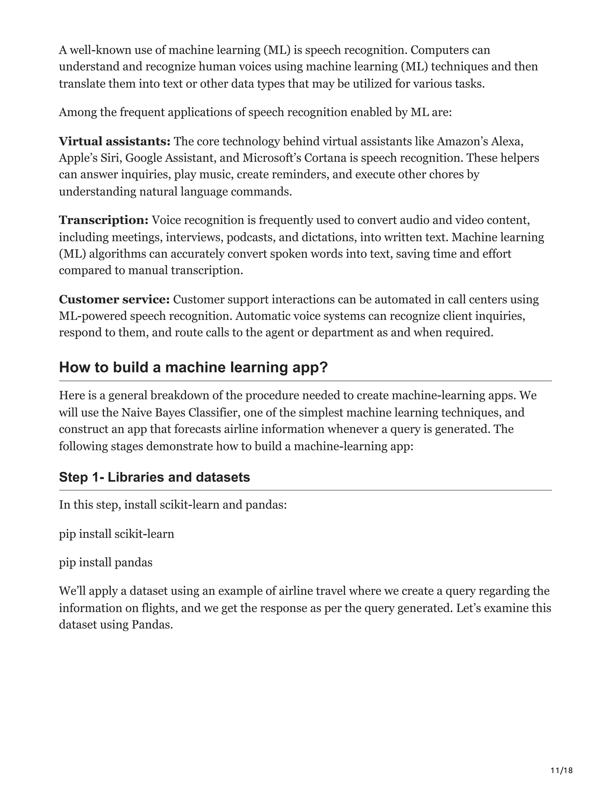 How to build machine learning apps.pdf