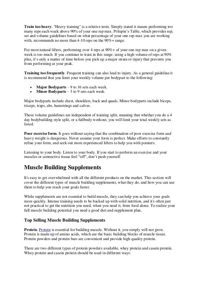 How To Build Muscle How To Build Muscle