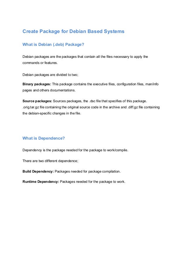 Debian Install Build Dependencies Of Package Debian Install Build Dependencies Of Package