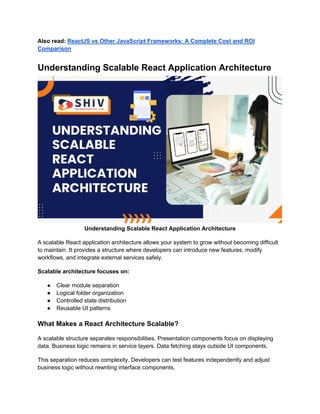 Building Scalable ReactJS Apps: Practical Guide | PDF