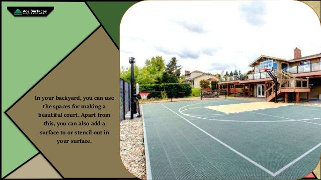 How To Build The Basketball Court At Home Backyard