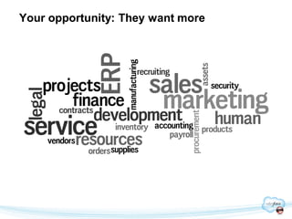 Your opportunity: They want more
 