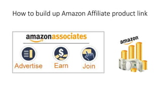 How to build up Amazon Affiliate product link
 
