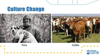 Culture Change
Pets Cattle
 