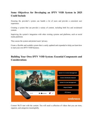 How to Build Your Own IPTV VOD System: Best Guide for 2025? | PDF