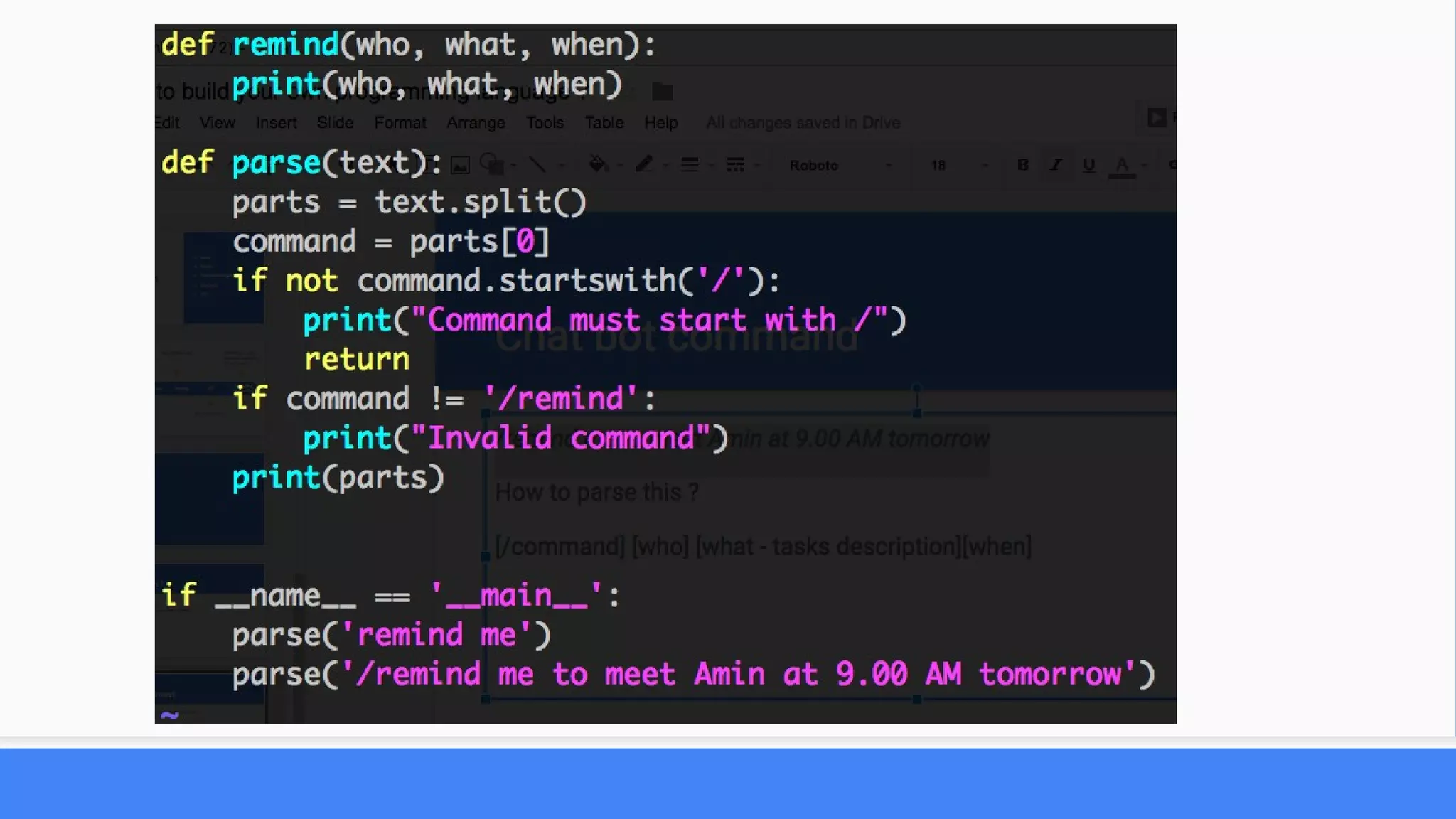 How to build your own programming language | PPT image.