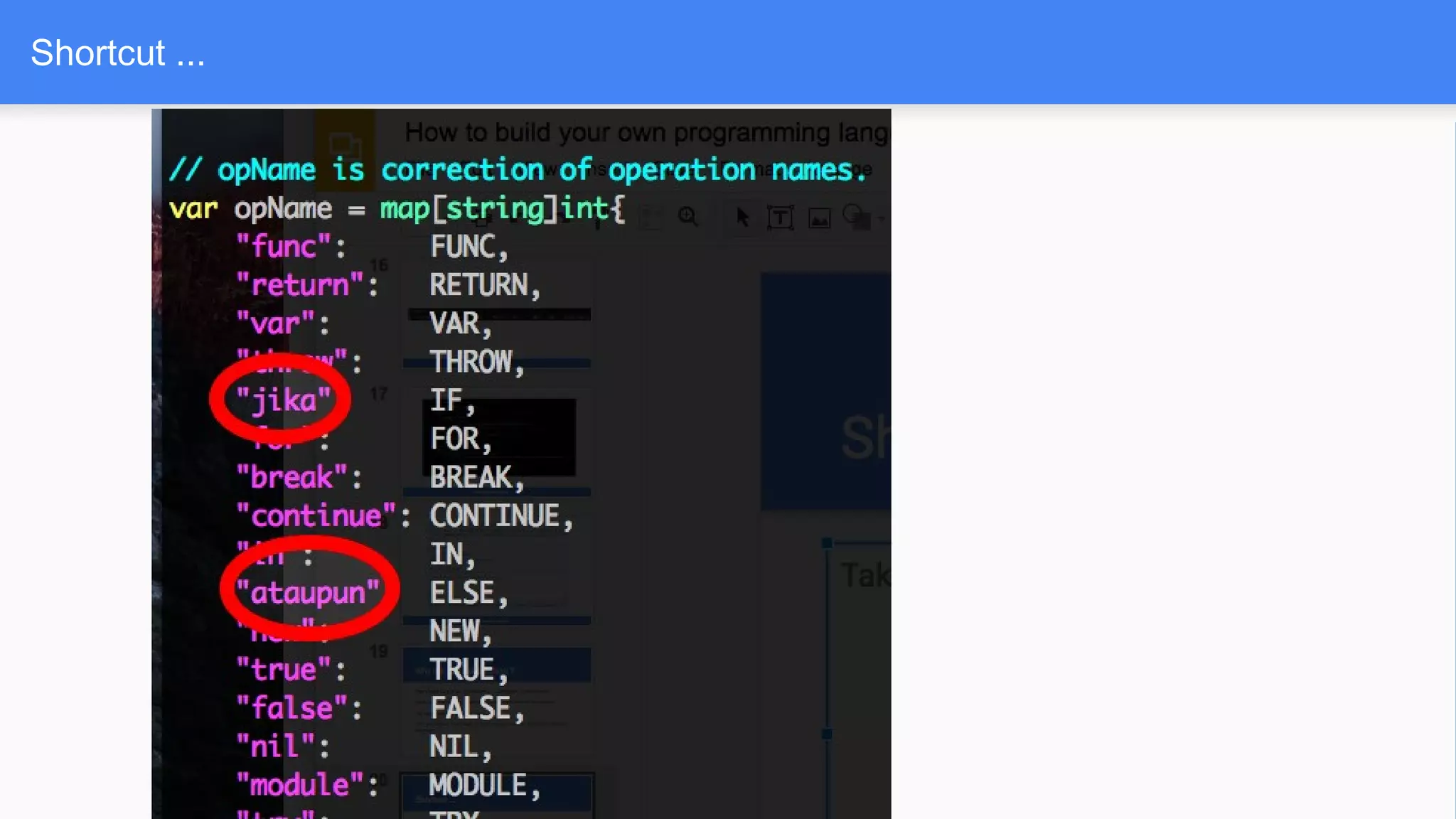 How to build your own programming language | PPT image.