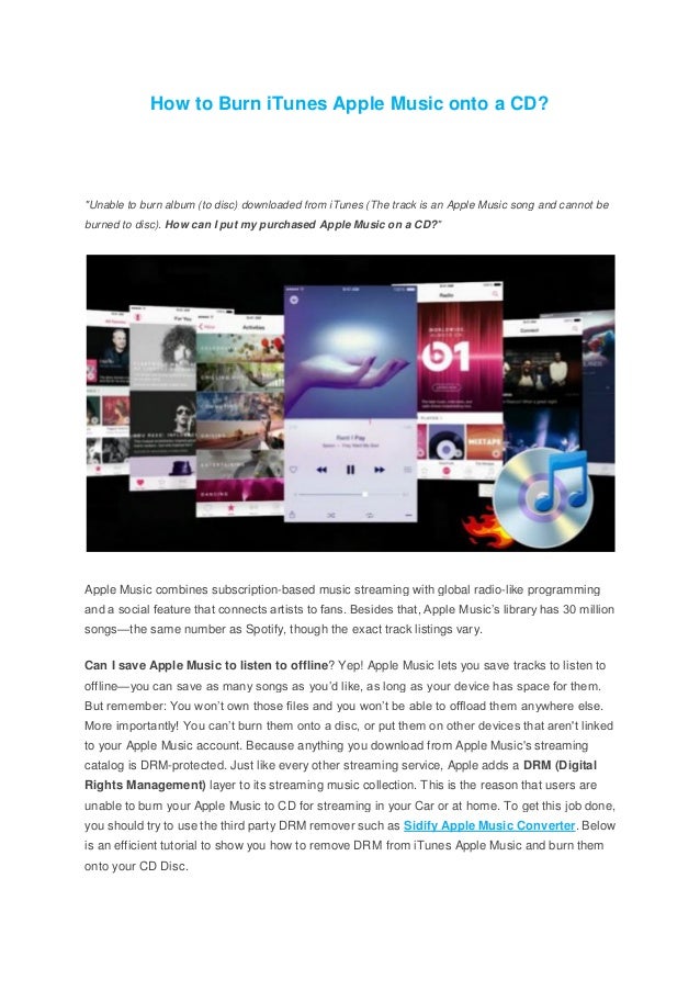 How To Burn Itunes Apple Music Onto A Cd How To Burn Itunes Apple Music Onto A Cd