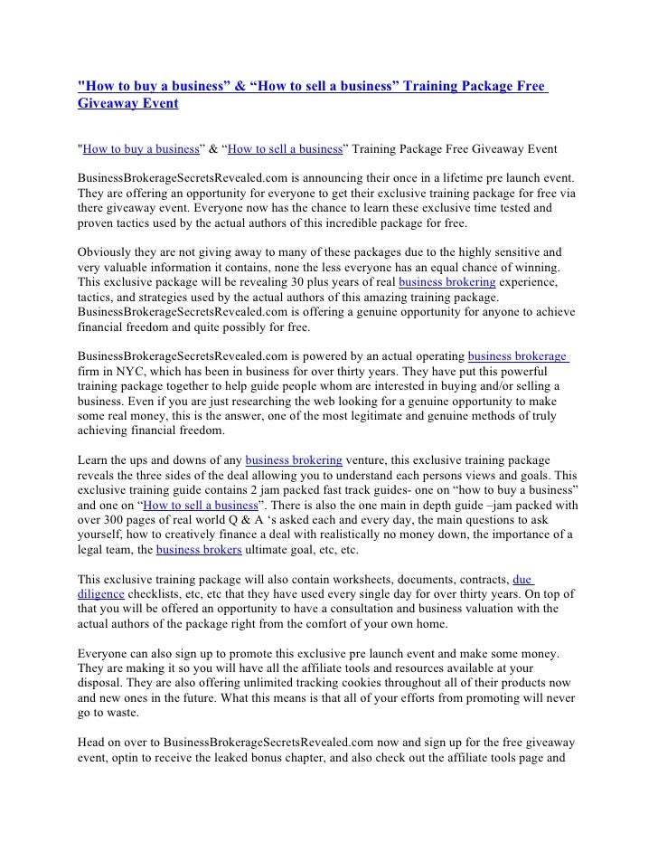 how to buy a trained how to buy a business how to sell a business package free how to buy a trained how to buy a business how to sell a business package free