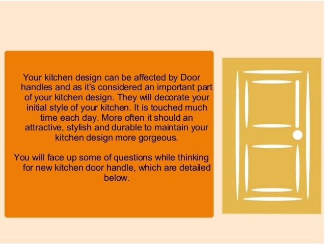 How To Buy And Fit A Kitchen Door Handle Or Knob