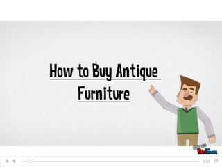 How to buy antique furniture